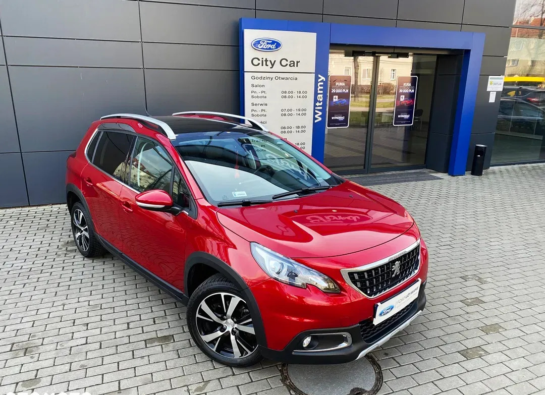 peugeot 2008 Peugeot 2008 cena 55900 przebieg: 70747, rok produkcji 2017 z Gliwice